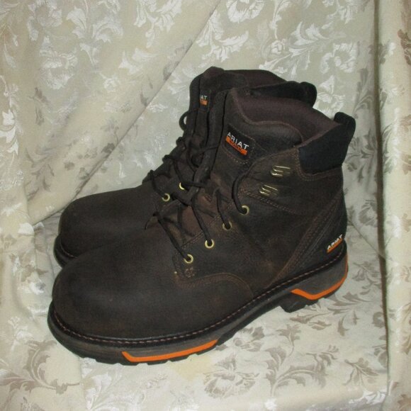 Ariat Men's Brown Work Big Rig Boots size 13EE - Picture 1 of 9